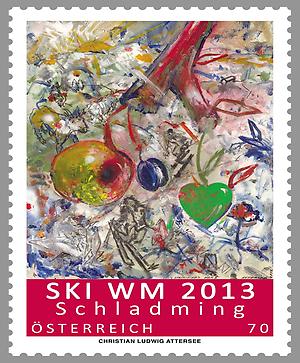 Briefmarke, Ski-WM 2013