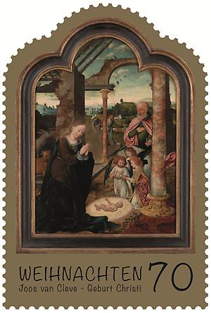 Briefmarke, Weihnachten 2013 - Joos van Cleve