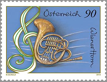 Briefmarke, Wiener Horn