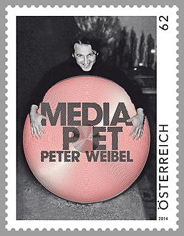 Briefmarke, Peter Weibel
