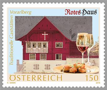 Briefmarke, Rotes Haus