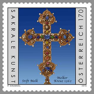 Briefmarke, Melker Kreuz – Stift Melk