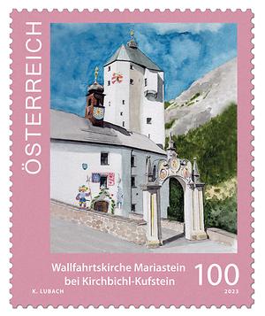 Briefmarke, Wallfahrtskirche Mariastein bei Kirchbichl-Kufstein