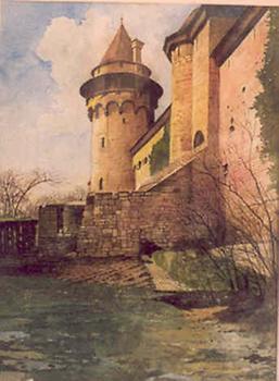 Kreuzenstein, Aquarell