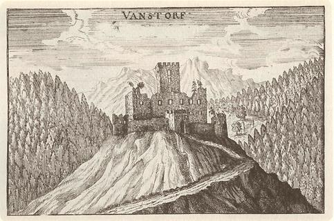 Burg Fohnsdorf - Foto: Vischers Topographia Ducatus Styriae 1681
