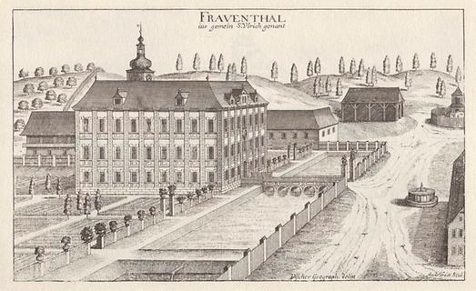 Schloss Frauental - Foto: Vischers Topographia Ducatus Styriae 1681