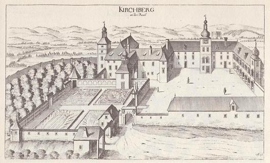 Schloss Kirchberg an der Raab - Foto: Vischers Topographia Ducatus Styriae 1681