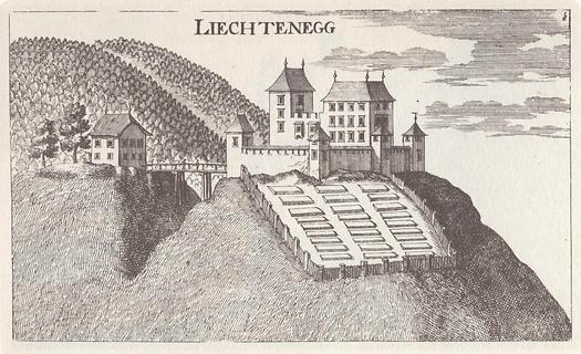 Burg Lichtenegg - Foto: Vischers Topographia Ducatus Styriae 1681