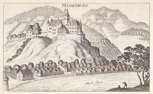 Burg Massenburg - Foto: Foto: Vischers Topographia Ducatus Styriae 1681