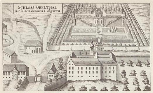 Schloss Oberthal - Foto: Vischers Topographia Ducatus Styriae 1681