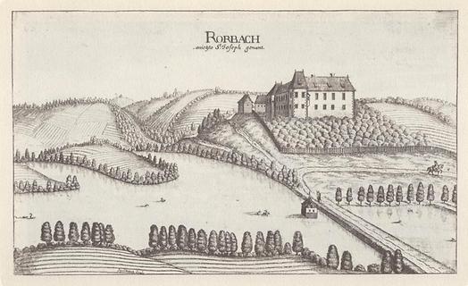 Schloss Rohrbach - Foto: Vischers Topographia Ducatus Styriae 1681