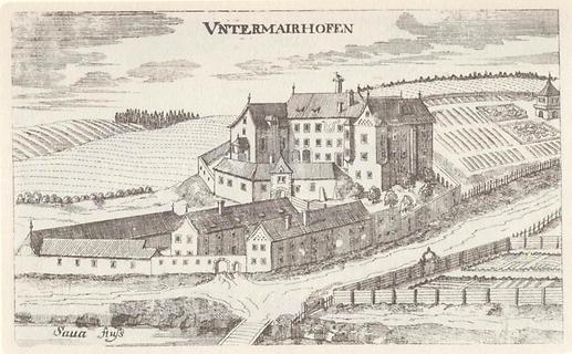 Schloss Untermayerhofen - Foto: Vischers Topographia Ducatus Styriae 1681