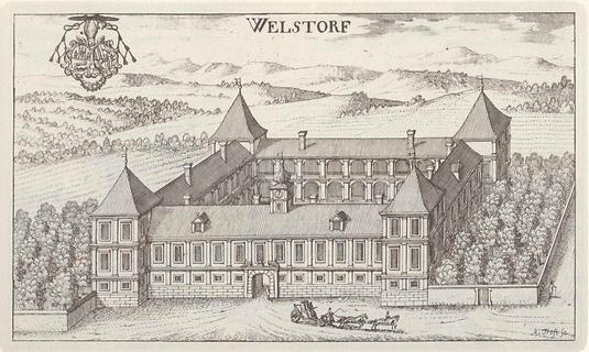 Schloss Welsdorf - Foto: Vischers Topographia Ducatus Styriae 1681