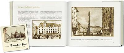 Zwei Musterseiten des Buches „Damals in Graz“