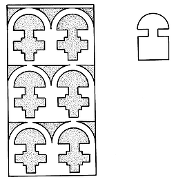 Fenstergitter von Geschoß 12