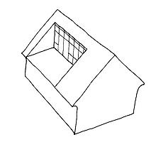Abb. 6 - Dacheinschnittfür eine Dachterrasse.