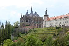 Kuttenberg: Blick auf den Weingarten des Jesuitenkollegs