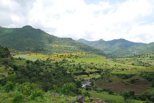 Landschaft in der Umgebung von Lalibela.