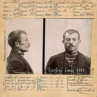 Die Polizeifotos von Luigi Lucheni samt genauer Personenbeschreibung