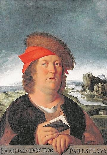 Paracelsus, Gemälde von Quentin Massys