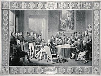 'Wiener Kongress' von Jean-Baptiste Isabey (1815)