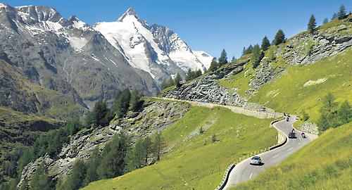 Die Großglockner Hochalpenstraße im Nationalpark Hohe Tauern