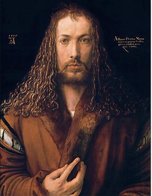 Albrecht Dürers Selbstbildnis im Pelzrock, 1500