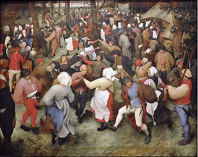 Pieter Bruegel der Ältere, Hochzeitstanz im Freien