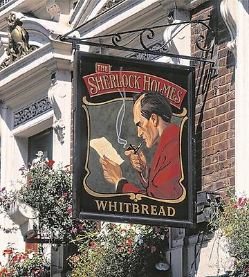 Sherlock Holmes hat es immerhin zum Pub gebracht. Ermittelt der weltweit bekannteste Detektiv, ob das Ale auch wirklich real ist?, © Rex Butcher/JAI/Corbis
