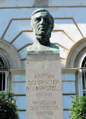 Anton von Schrötters Büste