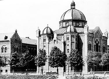 Die 1938 gebrandschatzte Synagoge am Grieskai, Foto: Archiv Karl Albrecht Kubinzky