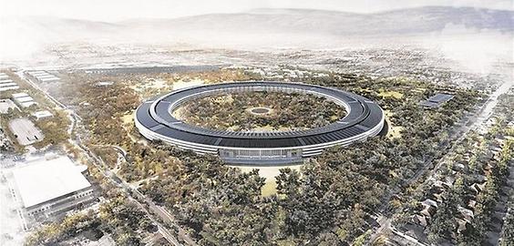 Entwurf für das neue Apple-Hauptquartier in Cupertino