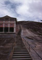 A staircase of 600 steps lead to the plateau at the top