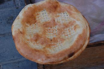 Decorated flatbread