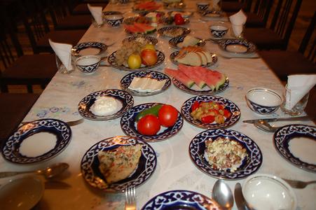 Decorated table