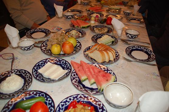 Decorated table