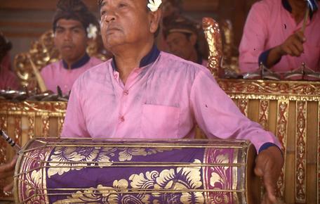 Musician of a Gamelan orchestra