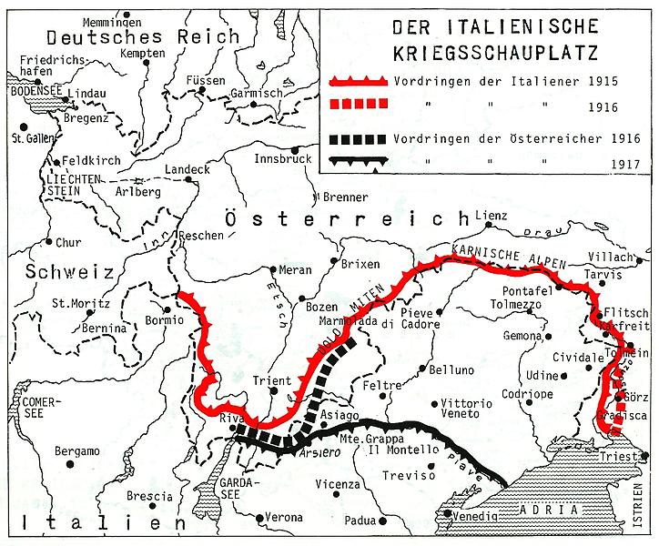 Erster Weltkrieg - die Südfront