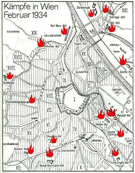 Die Kämpfe im Februar 1934