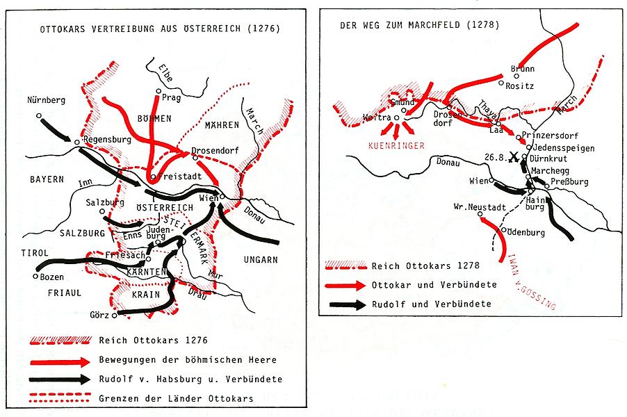 Der Sieg über Ottokar II.