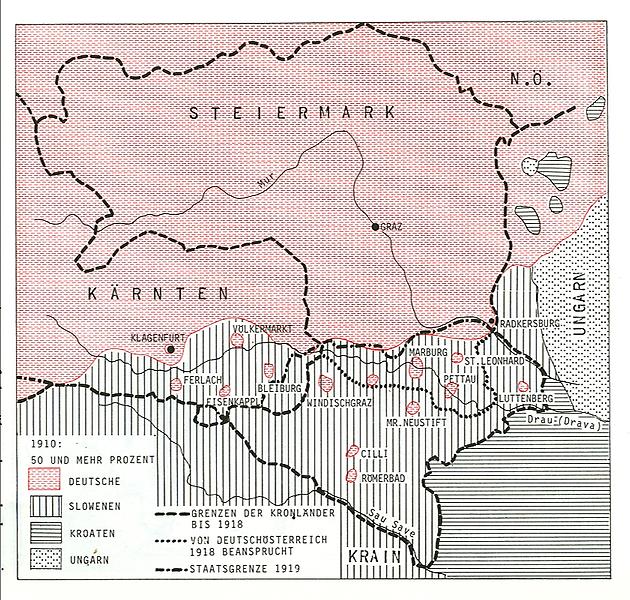 Gebietsverluste Steiermark