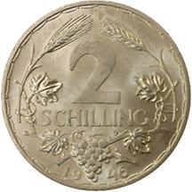 2 Schilling 1947 - 1957