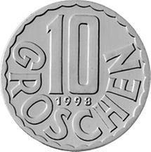 10 Groschen 1951 - 2001