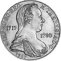 25 Schilling - 250. Geburtstag der Kaiserin Maria Theresia (1967)