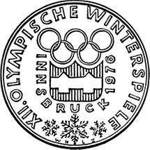 100 Schilling - XII Olympische Winterspiele in Innsbruck 1976, 1 Ausgabe (1974)