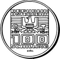 100 Schilling - 1000 Jahre Kärnten (1976)