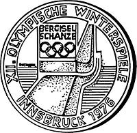 100 Schilling - XII. Olympische Winterspiele in Innsbruck 1976