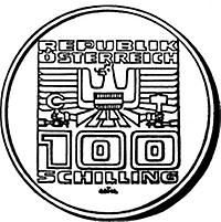 100 Schilling - 700-Jahr-Feier der Stadterhebung von Gmunden (1978)