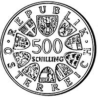 500 Schilling - F.E.I. Weltcup der Springreiter (1983)
