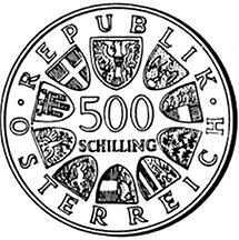 500 Schilling - 300 Jahre Barockstift St Florian (1986)